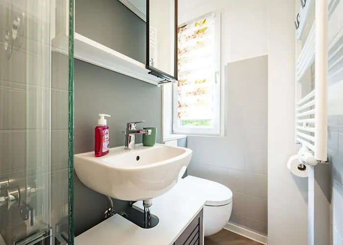 Appartement Barby-apartment Mit Elbblick Und Balkon Am Elbe-saale-radweg-1 Hund Willkommen